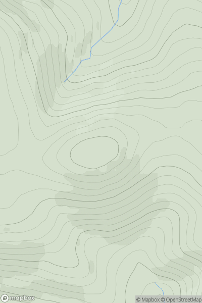 Thumbnail image for Broomy Law [The River Tweed to the English Border] [NT414318] showing contour plot for surrounding peak